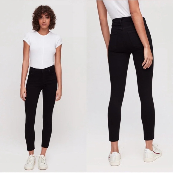 CITIZENS OF HUMANITY | Black Rocket Crop Skinny - Picture 1 of 7